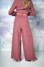 Il Lido Italian Linen Pant - ROSSO ROSA (one size 0 left only!)