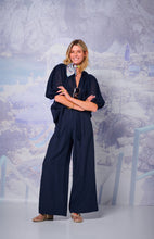 Il Lido Tie Neck Smock - INK (one M/L left only!!)