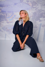 Il Lido Tie Neck Smock - INK (one M/L left only!!)