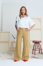 Le Pocket Detail Pant - Pure Linen Twill (one size 1 & size 3 only)