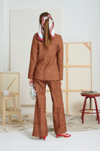 Le Silk Slub Side Split Pant