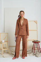 Le Silk Slub Side Split Pant