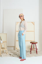 Le Silk Slub Side Split Pant *size 3 only