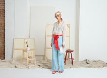 Le Silk Slub Side Split Pant *size 3 only