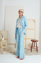 Le Silk Slub Side Split Pant *size 3 only