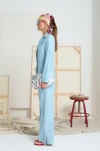 Le Silk Slub Side Split Pant *size 3 only