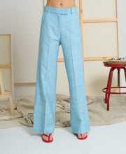 Le Silk Slub Side Split Pant *size 3 only