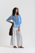 Le Washed Voile Shirt - CORNFLOWER BLUE