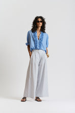 Le Seersucker Pant - CORNFLOWER BLUE/WHITE