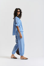 Le Washed Voile Shirt - CORNFLOWER BLUE
