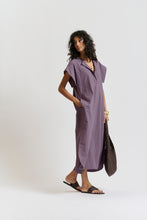 Le Kaftan Dress - WASHED AUBERGINE