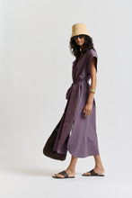Le Kaftan Dress - WASHED AUBERGINE
