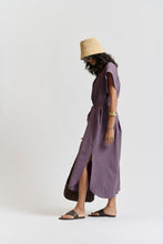 Le Kaftan Dress - WASHED AUBERGINE