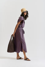 Le Kaftan Dress - WASHED AUBERGINE