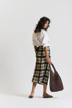 Le Silk Sarong Skirt - CHECK