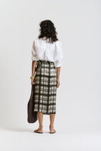 Le Silk Sarong Skirt - CHECK