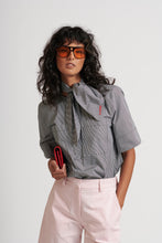 Le Neckerchief mini gingham shirt