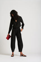 Le dot lightweight silk shirt - INK (x1 size 3 left)