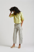 Le Anorak washed cotton shirt - LEMON