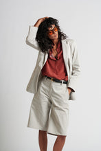 Le dot lightweight silk shirt - RHUBARB (x1 size 3 left)
