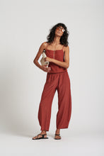 Le dot silk cami - RHUBARB