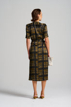 Le Cocktail Print Dress - Olive/Black