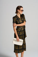 Le Cocktail Print Dress - Olive/Black