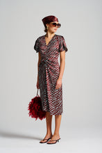 L'Hotel Particulier Dress - Mint/Burgundy