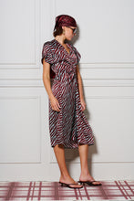 L'Hotel Particulier Dress - Mint/Burgundy