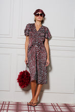 L'Hotel Particulier Dress - Mint/Burgundy