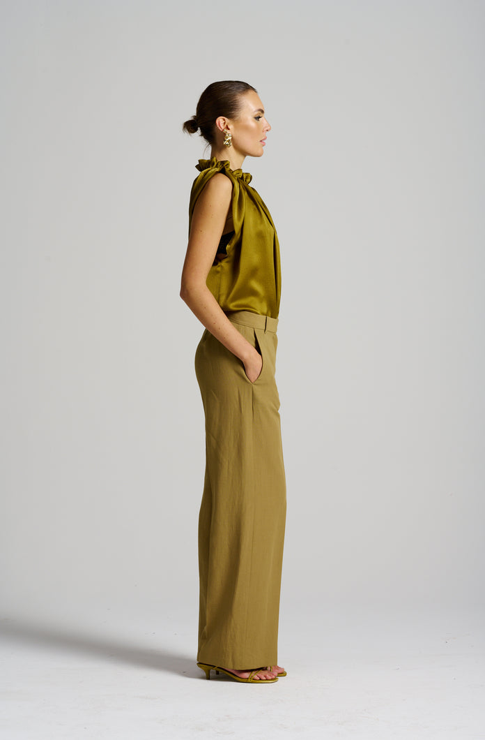 Le Cocktail Top - Olive (PRE-ORDER)
