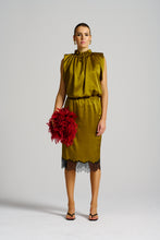 Le Cocktail Skirt - Olive (PRE-ORDER)