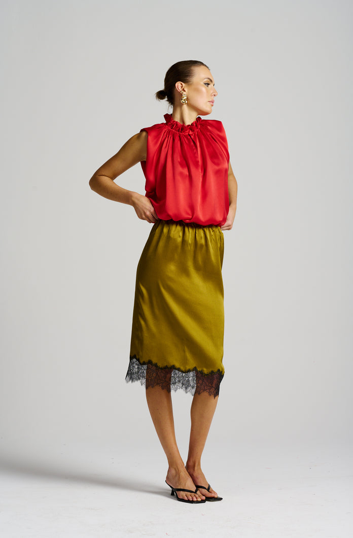Le Cocktail Top - Red (PRE-ORDER)