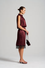 Le Cocktail Skirt - Burgundy (PRE-ORDER)