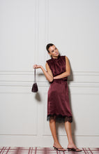 Le Cocktail Skirt - Burgundy (PRE-ORDER)