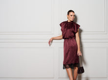 Le Cocktail Skirt - Burgundy (PRE-ORDER)