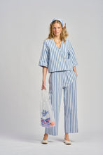 Le Bistrot Stripe Denim Pant - Japanese Denim