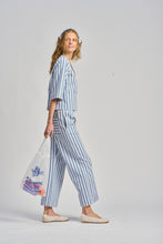 Le Bistrot Stripe Shirt Jacket - Japanese Denim
