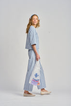 Le Bistrot Stripe Denim Pant - Japanese Denim