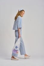 Le Bistrot Stripe Shirt Jacket - Japanese Denim