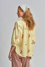Le Tablecloth Frill Shirt - Lemon Butter