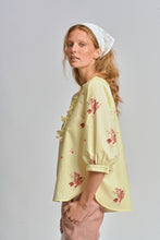 Le Tablecloth Frill Shirt - Lemon Butter