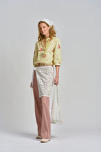 Le Tablecloth Frill Shirt - Lemon Butter
