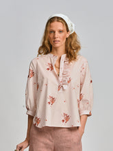 Le Tablecloth Frill Shirt - Rosa