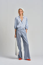 Le Cafe Curtain Rosebud Shirt - Bluebell (only x1 left M/L)