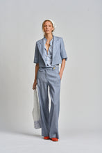 Le Cafe Curtain Rosebud Shirt - Bluebell (only x1 left M/L)