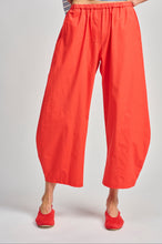 La Barista Paper Touch Cotton Pant - Tomato