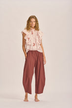 La Barista Paper Touch Cotton Pant - Cocoa