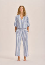 Le Bistrot Stripe Shirt Jacket - Japanese Denim