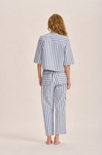 Le Bistrot Stripe Shirt Jacket - Japanese Denim